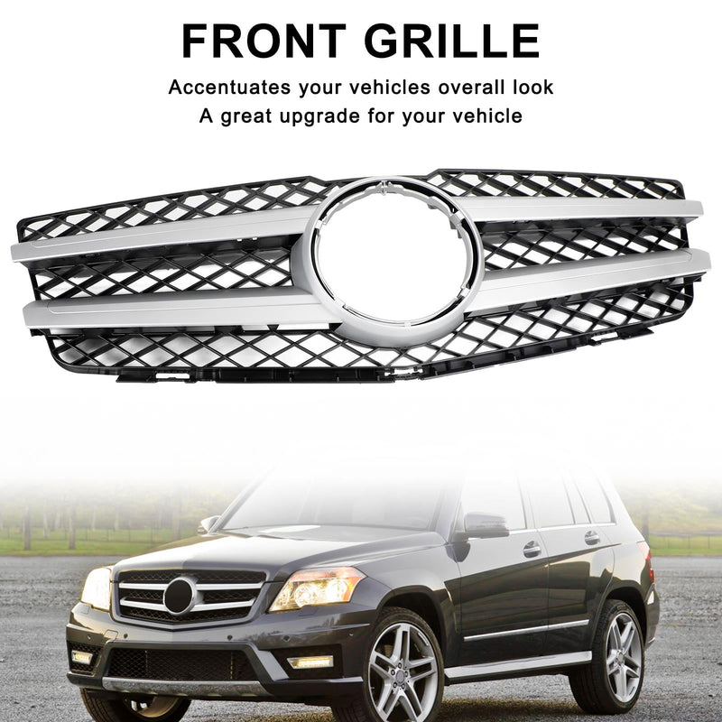 Grille Pare-Choc Mercedes GLK X204 GLK350 2008-2012 - installé sur véhicule - Becquet Voiture