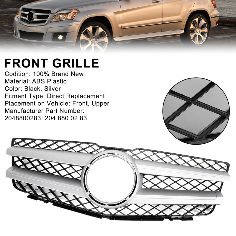 Grille Pare-Choc Mercedes GLK X204 GLK350 2008-2012 - vue de trois-quarts - Becquet Voiture