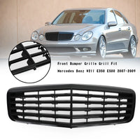 Grille Pare-Chocs AMG Noir Brillant Mercedes W211 2007-2009 - packshot studio - Becquet Voiture