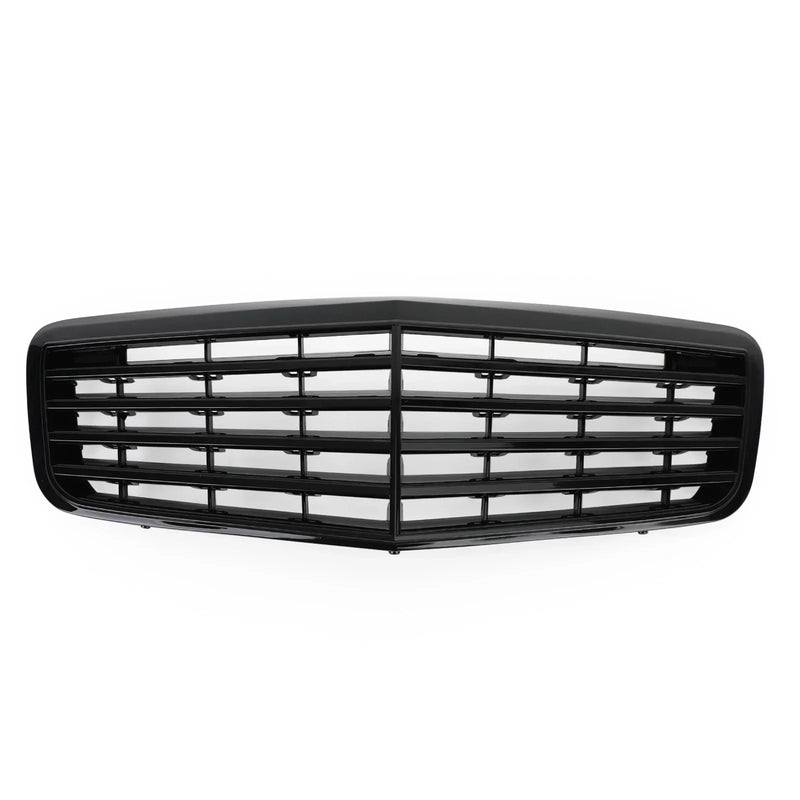 Grille Pare-Chocs AMG Noir Brillant Mercedes W211 2007-2009 - vue de trois-quarts - Becquet Voiture