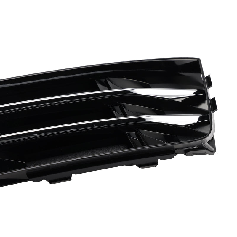 Fog Light Bumper Grille Audi A4 B9 2016-2018 RS4 Style - studio packshot - Becquet Voiture