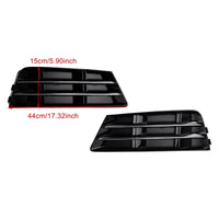 Fog Light Bumper Grille Audi A4 B9 2016-2018 RS4 Style - rear view - Becquet Voiture
