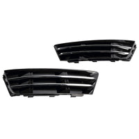 Fog Light Bumper Grille Audi A4 B9 2016-2018 RS4 Style - front view 2 - Becquet Voiture