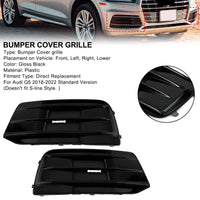 Grille Pare-Chocs Audi Q5 2018-2022 Noir Brillant 2P - vue arrière - Becquet Voiture