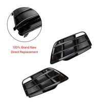Grille Pare-Chocs Avant Audi Q5 SQ5 S-Line 2018-2022 Noir Brillant - détail du montage - Becquet Voiture