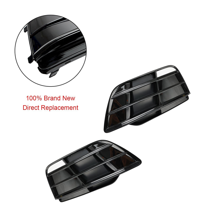 Grille Pare-Chocs Avant Audi Q5 SQ5 S-Line 2018-2022 Noir Brillant - détail du montage - Becquet Voiture