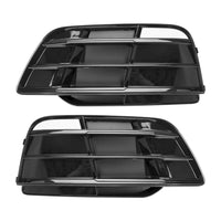 Grille Pare-Chocs Avant Audi Q5 SQ5 S-Line 2018-2022 Noir Brillant - packshot studio 2 - Becquet Voiture