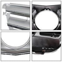 Grille Pare-Chocs Avant Benz Classe C W204 LED Chromé 2008-2014 - vue de face 2 - Becquet Voiture