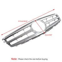 Grille Pare-Chocs Avant Benz Classe C W204 LED Chromé 2008-2014 - vue de trois-quarts 2 - Becquet Voiture