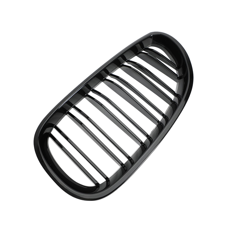 Grille Pare-Chocs Avant BMW E60 E61 Noir Brillant 2004-2009 - packshot studio - Becquet Voiture