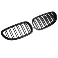 Grille Pare-Chocs Avant BMW E60 E61 Noir Brillant 2004-2009 - vue de face - Becquet Voiture