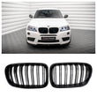 Grille Pare-Chocs Avant BMW X3 F25 Noir Brillant Double Ligne 2011-2014
