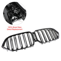 Grille Pare-Chocs Avant BMW X6 G06 Noir Brillant 2020-2022 - détail du montage - Becquet Voiture