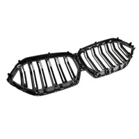 Grille Pare-Chocs Avant BMW X6 G06 Noir Brillant 2020-2022 - en situation - Becquet Voiture