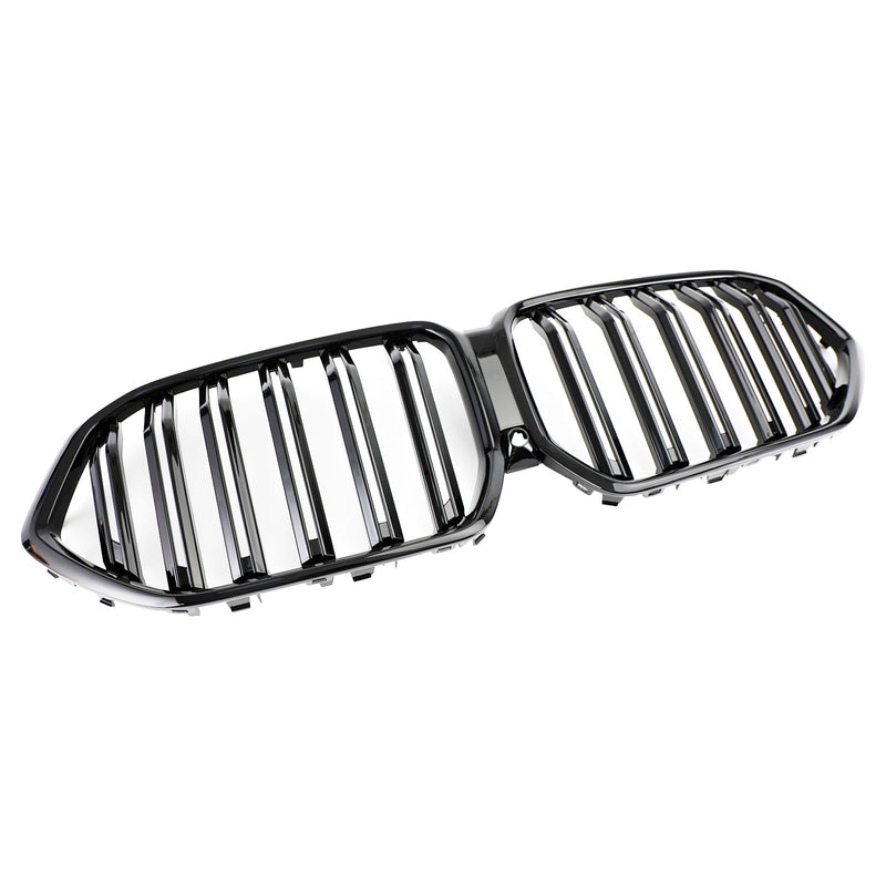Grille Pare-Chocs Avant BMW X6 G06 Noir Brillant 2020-2022 - installé sur véhicule 2 - Becquet Voiture