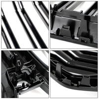 Grille Pare-Chocs Avant BMW X6 G06 Noir Brillant 2020-2022 - vue de profil 2 - Becquet Voiture