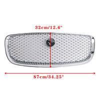 Grille Pare-Chocs Avant Chromée Jaguar F-PACE X761 2016-2020 - détail du montage - Becquet Voiture