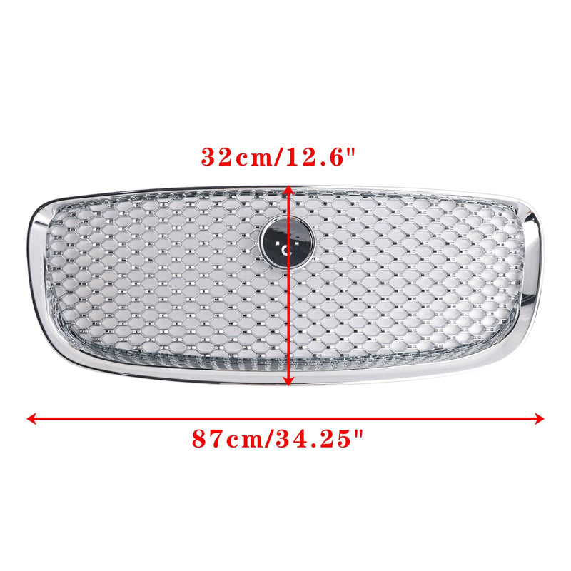 Grille Pare-Chocs Avant Chromée Jaguar F-PACE X761 2016-2020 - détail du montage - Becquet Voiture