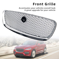 Grille Pare-Chocs Avant Chromée Jaguar F-PACE X761 2016-2020 - vue de profil - Becquet Voiture