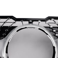 Grille Pare-Chocs Avant Diamant Mercedes GLK X204 2013-2015 Noir - en situation - Becquet Voiture