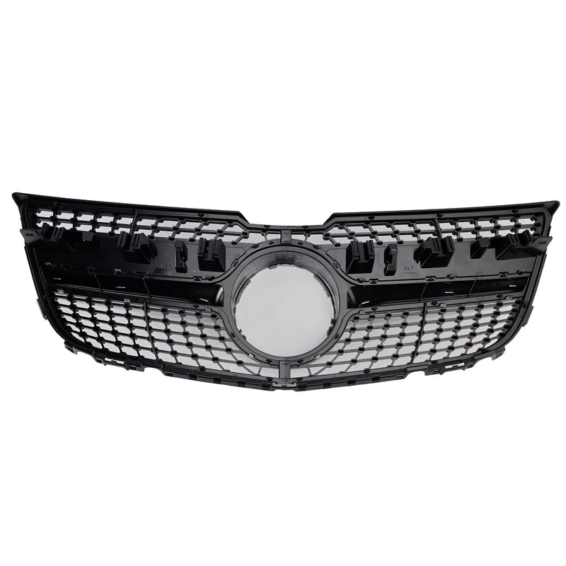 Grille Pare-Chocs Avant Diamant Mercedes GLK X204 2013-2015 Noir - vue de dessus - Becquet Voiture