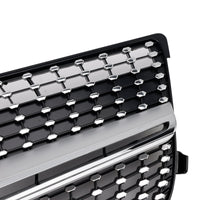 Grille Pare-Chocs Avant Diamant Mercedes GLK X204 2013-2015 Noir - vue de face 2 - Becquet Voiture