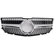 Grille Pare-Chocs Avant Diamant Mercedes GLK X204 2013-2015 Noir