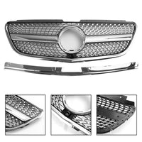 Grille Pare-Chocs Avant Diamant Mercedes Vito W447 2015-2019 GT Style - vue arrière - Becquet Voiture