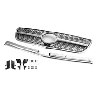Grille Pare-Chocs Avant Diamant Mercedes Vito W447 2015-2019 GT Style - vue de face 2 - Becquet Voiture