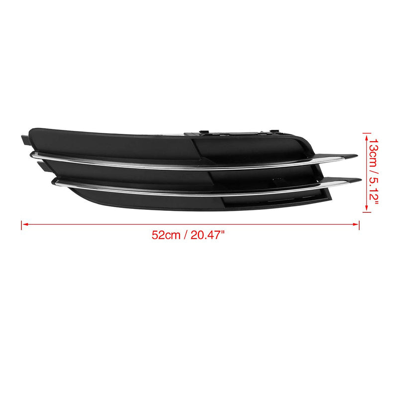 Grille Pare-Chocs Avant Gauche Audi A6 C7 2011-2014 - installé sur véhicule - Becquet Voiture