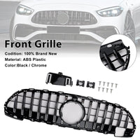 Grille Pare-Chocs Avant GT-R Mercedes W206 2022-2023 Noir Chrome - installé sur véhicule - Becquet Voiture