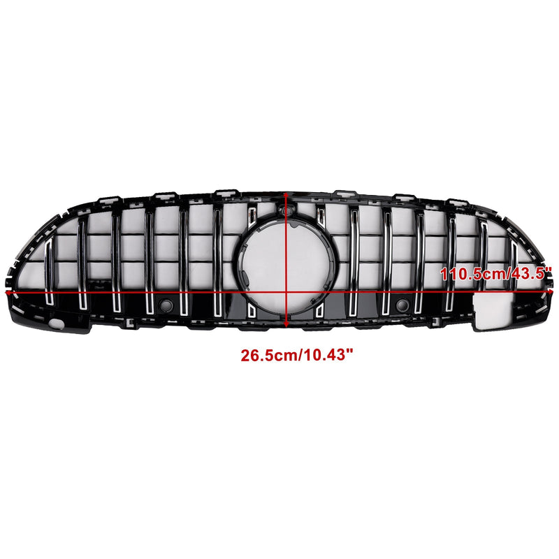 Grille Pare-Chocs Avant GT-R Mercedes W206 2022-2023 Noir Chrome - packshot studio - Becquet Voiture