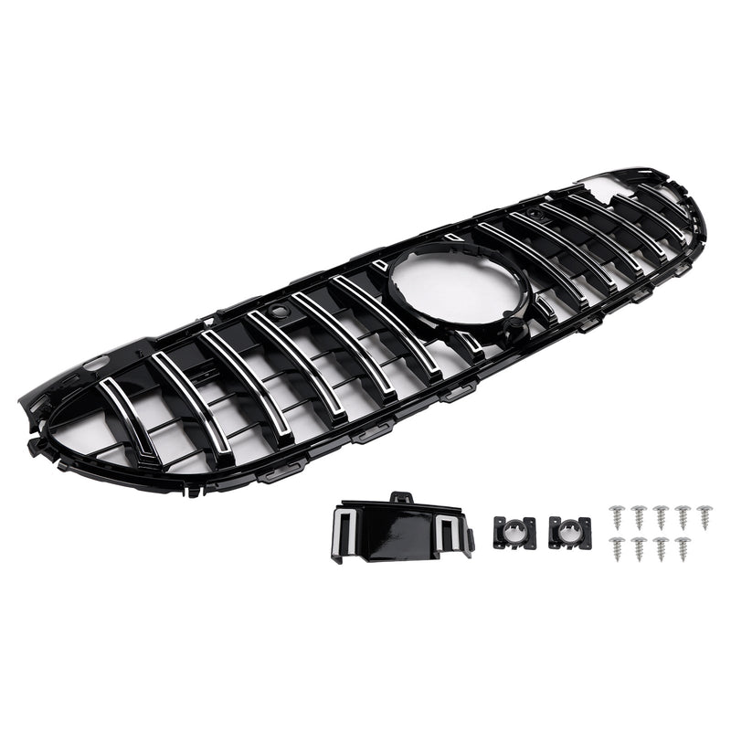Grille Pare-Chocs Avant GT-R Mercedes W206 2022-2023 Noir Chrome - vue arrière - Becquet Voiture