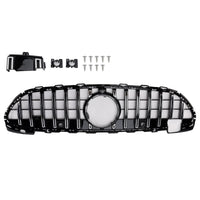 Grille Pare-Chocs Avant GT-R Mercedes W206 2022-2023 Noir Chrome - vue de profil 2 - Becquet Voiture