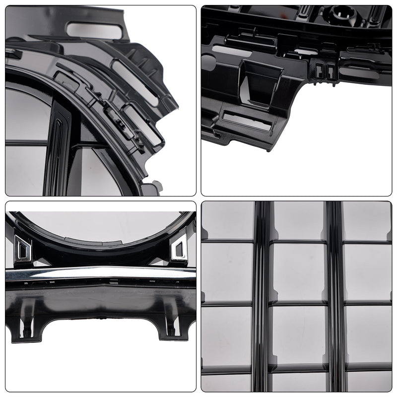 Grille Pare-Chocs Avant Mercedes Classe E W214 S214 X214 2024+ Noir - packshot studio - Becquet Voiture