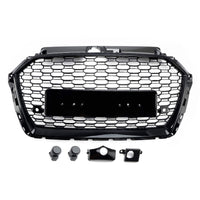 Grille Pare-Chocs Avant Nid Abeille Audi A3 S3 8V RS3 - vue arrière - Becquet Voiture