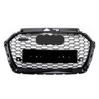 Grille Pare-Chocs Avant Nid Abeille Audi A3 S3 8V RS3 - vue de face - Becquet Voiture