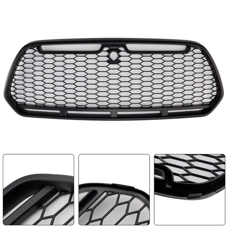 Grille Pare-Chocs Avant Noir Mat Ford Transit MK8 2015-2018 - détail du montage - Becquet Voiture