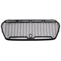 Grille Pare-Chocs Avant Noir Mat Ford Transit MK8 2015-2018 - vue de dessus - Becquet Voiture