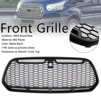 Grille Pare-Chocs Avant Noir Mat Ford Transit MK8 2015-2018 - vue de profil - Becquet Voiture