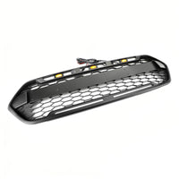 Grille Pare-Chocs Avant Noir Mat Style Raptor Ford Transit Custom 2018-2023 3 LED - en situation 2 - Becquet Voiture