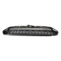 Grille Pare-Chocs Avant Noir Mat Style Raptor Ford Transit Custom 2018-2023 3 LED - vue arrière 2 - Becquet Voiture