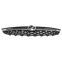 Grille Pare-Chocs Avant Noire Chromée Opel Astra K 2015-2019 - vue de trois-quarts 2 - Becquet Voiture