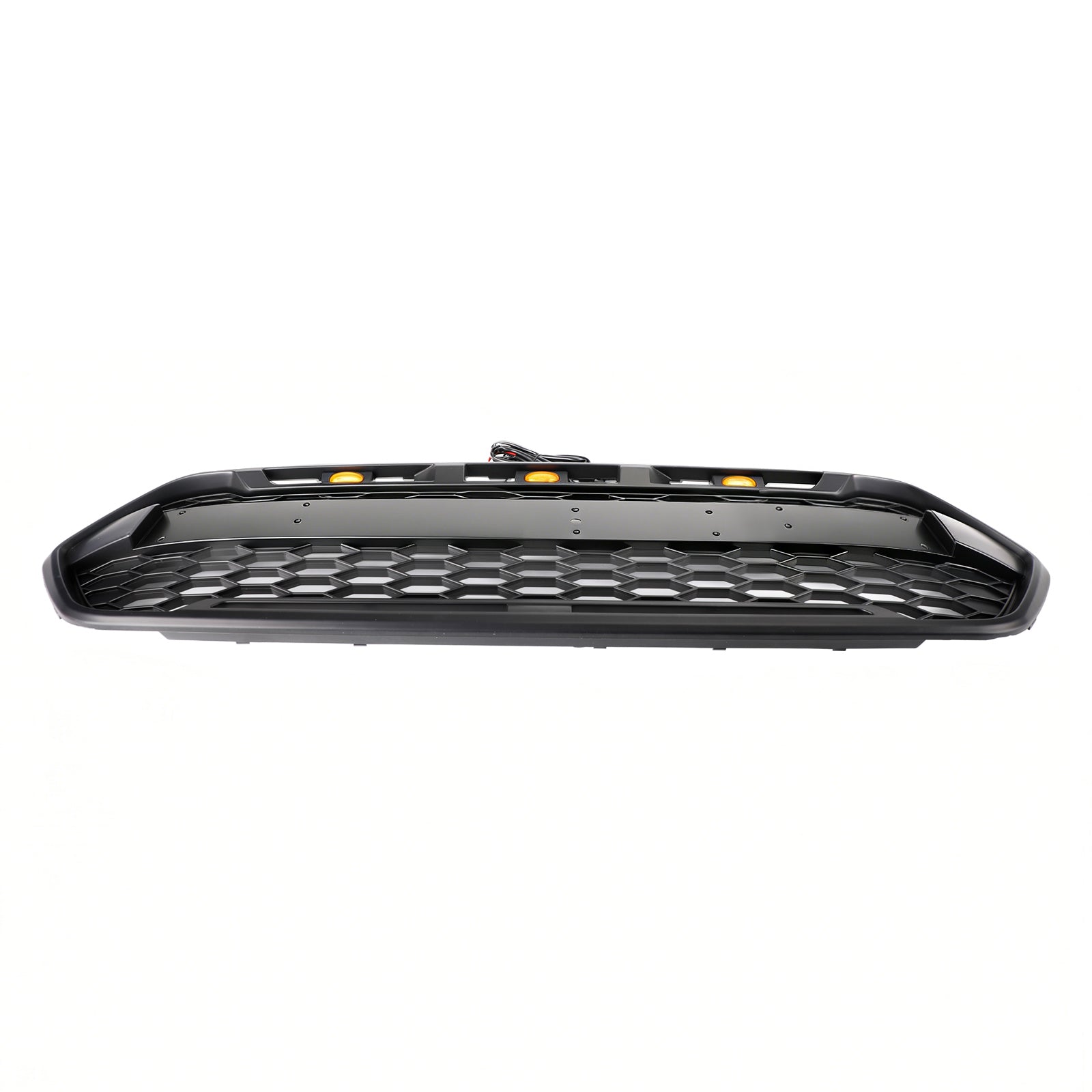 Grille Pare-Chocs Avant Noire Mat Style Raptor Ford Transit Custom - détail du montage - Becquet Voiture
