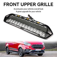 Grille Pare-Chocs Avant Noire Mate Raptor Ford Transit Custom 2018-2023 - vue de trois-quarts - Becquet Voiture