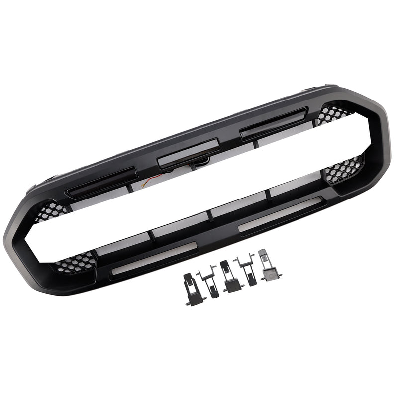 Grille Pare-Chocs Avant Noire Style Raptor Ford Ranger 2019-2023 - vue arrière - Becquet Voiture