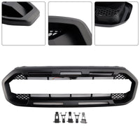Grille Pare-Chocs Avant Noire Style Raptor Ford Ranger 2019-2023 - vue de dessus - Becquet Voiture