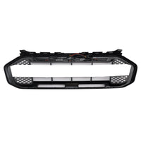 Grille Pare-Chocs Avant Noire Style Raptor Ford Ranger 2019-2023 - vue de face 2 - Becquet Voiture