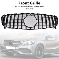 Grille Pare-Chocs Avant Style GTR Mercedes Classe A W176 2016-2018 - packshot studio - Becquet Voiture