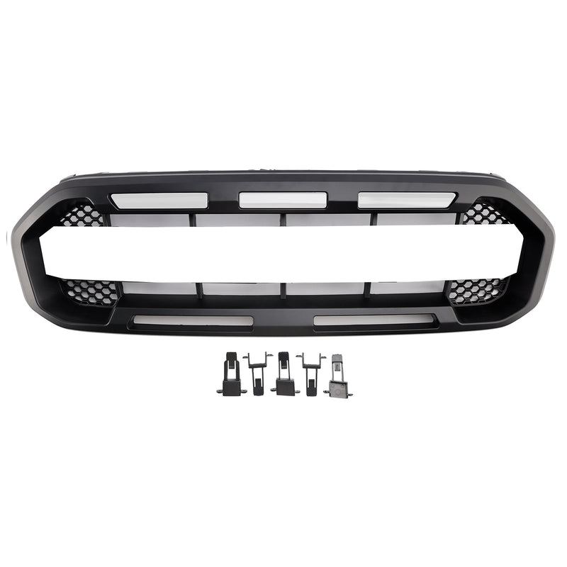 Grille Pare-Chocs Avant Style Raptor Ford Ranger 2019-2023 - en situation 3 - Becquet Voiture